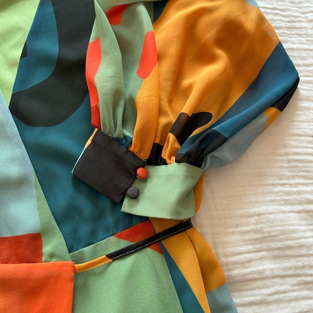 Hutch | Abstract Wrap Maxi Dress | Anthropologie - Picture 7 of 9